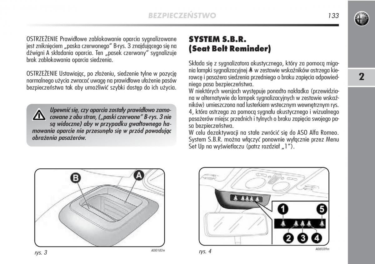 Alfa Romeo Mito instrukcja obslugi / page 134