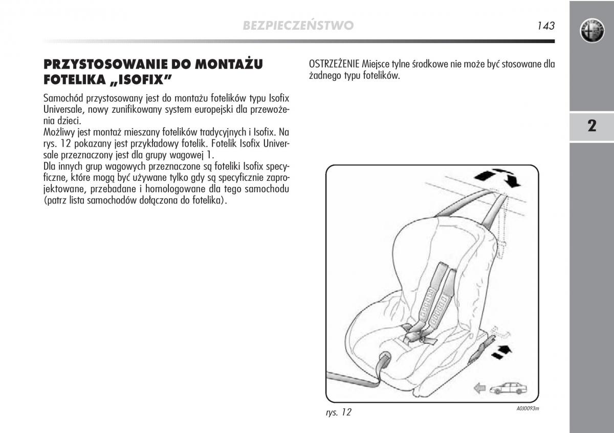 Alfa Romeo Mito instrukcja obslugi / page 144