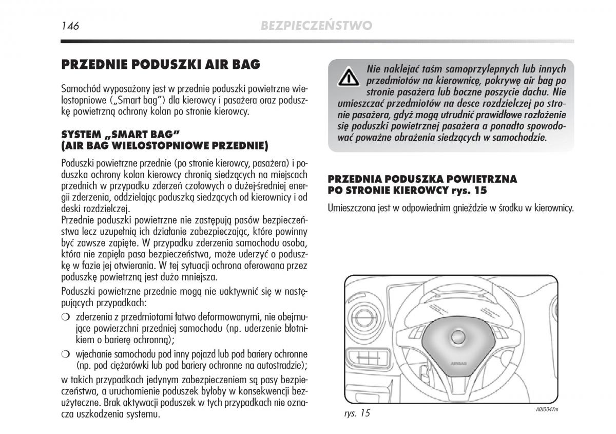 Alfa Romeo Mito instrukcja obslugi / page 147