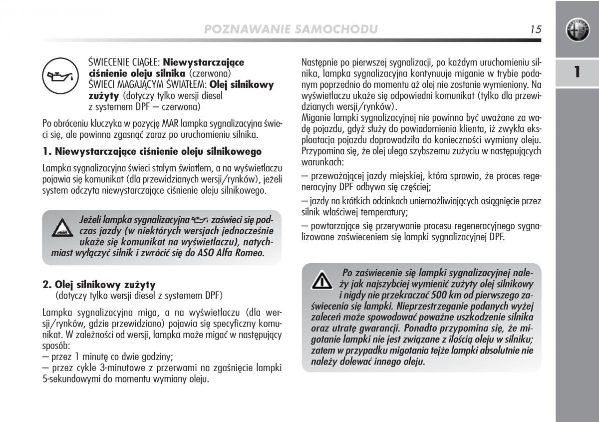 manual  Alfa Romeo Mito instrukcja / page 16