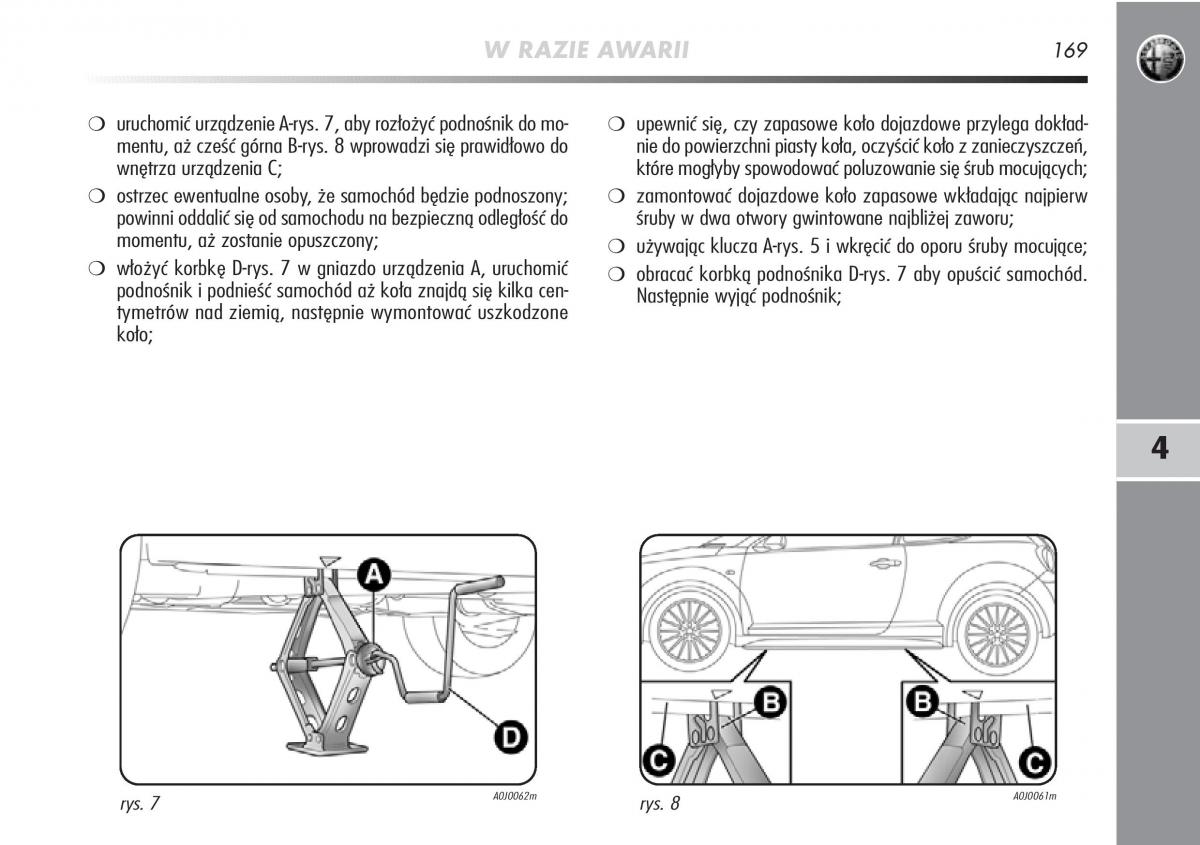 Alfa Romeo Mito instrukcja obslugi / page 170
