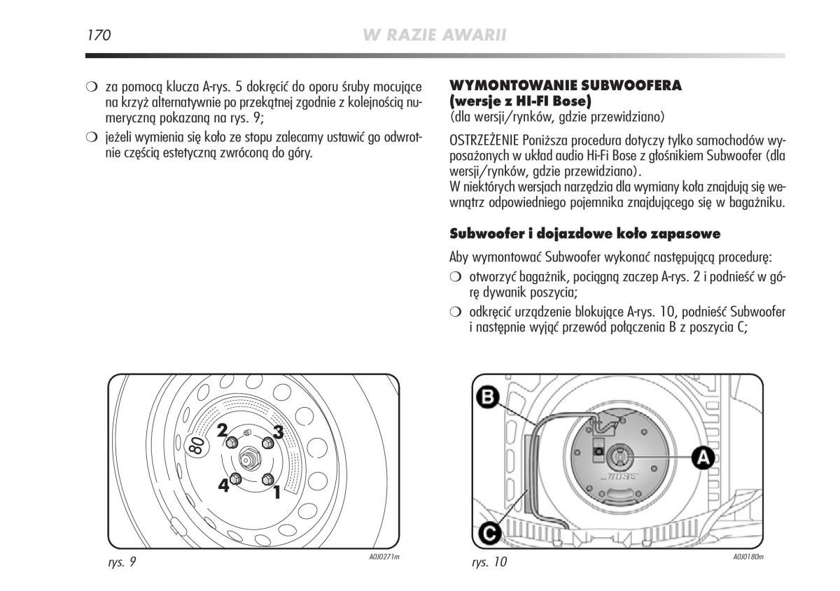 Alfa Romeo Mito instrukcja obslugi / page 171