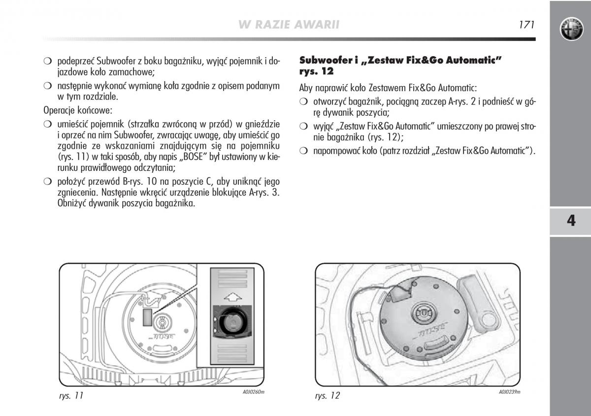 Alfa Romeo Mito instrukcja obslugi / page 172