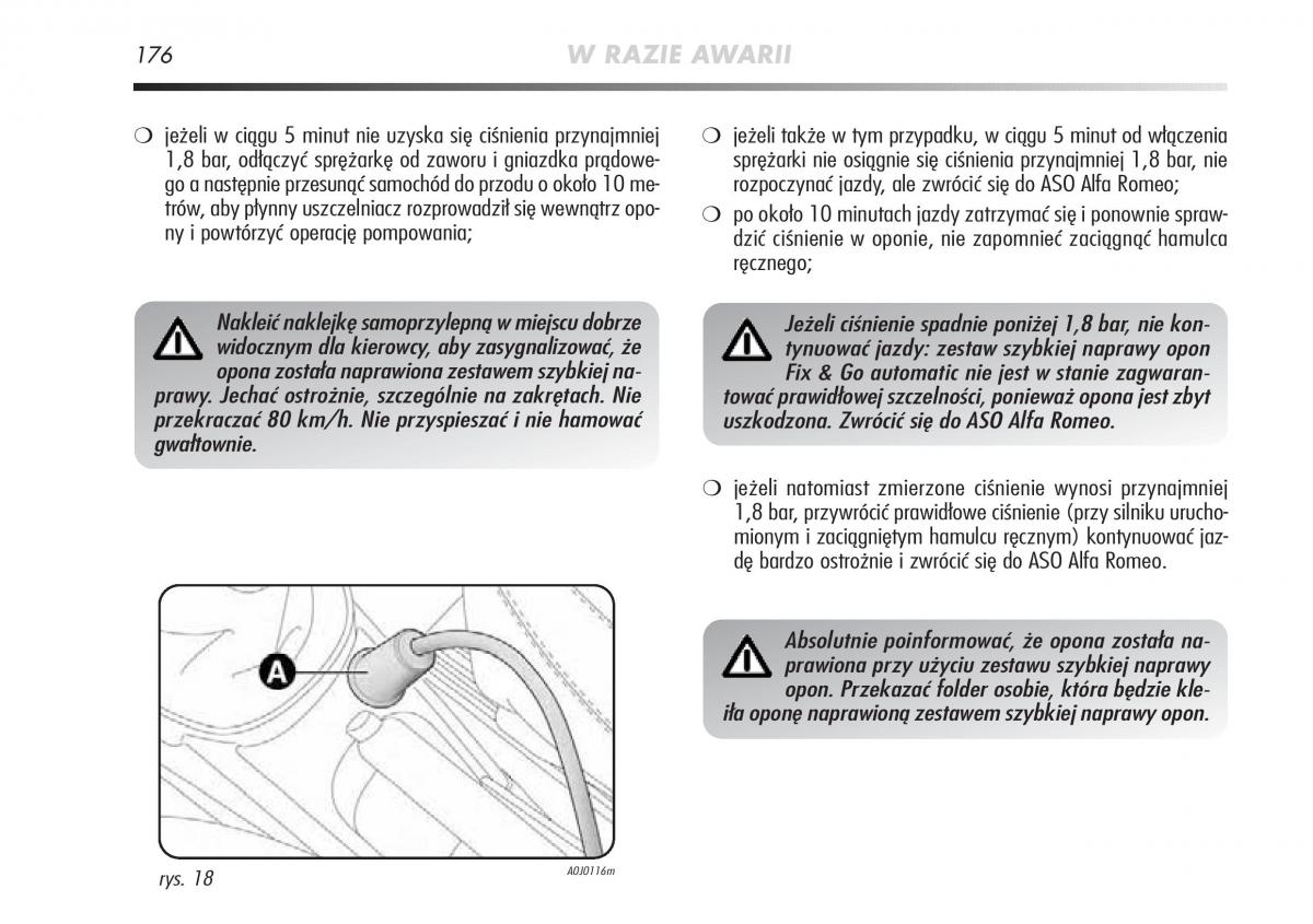 Alfa Romeo Mito instrukcja obslugi / page 177