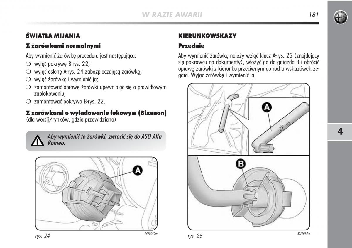 Alfa Romeo Mito instrukcja obslugi / page 182