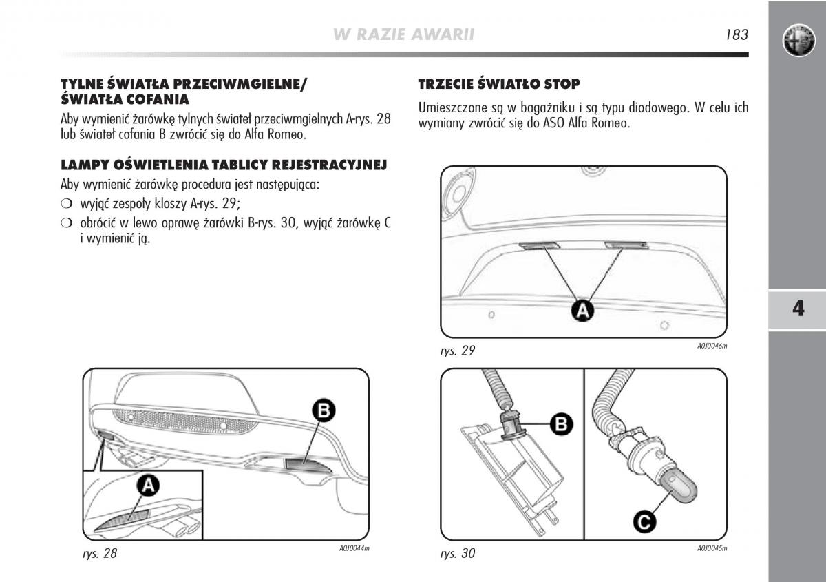 Alfa Romeo Mito instrukcja obslugi / page 184