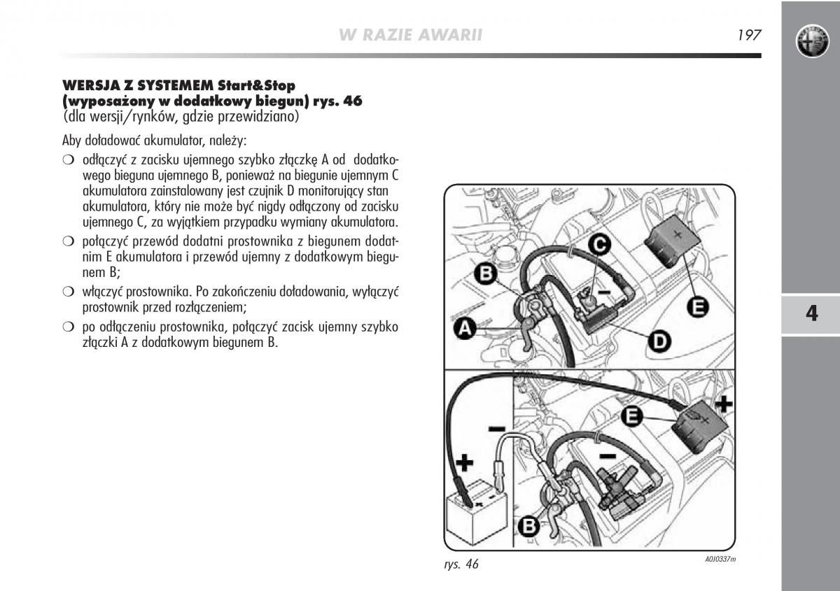 Alfa Romeo Mito instrukcja obslugi / page 198