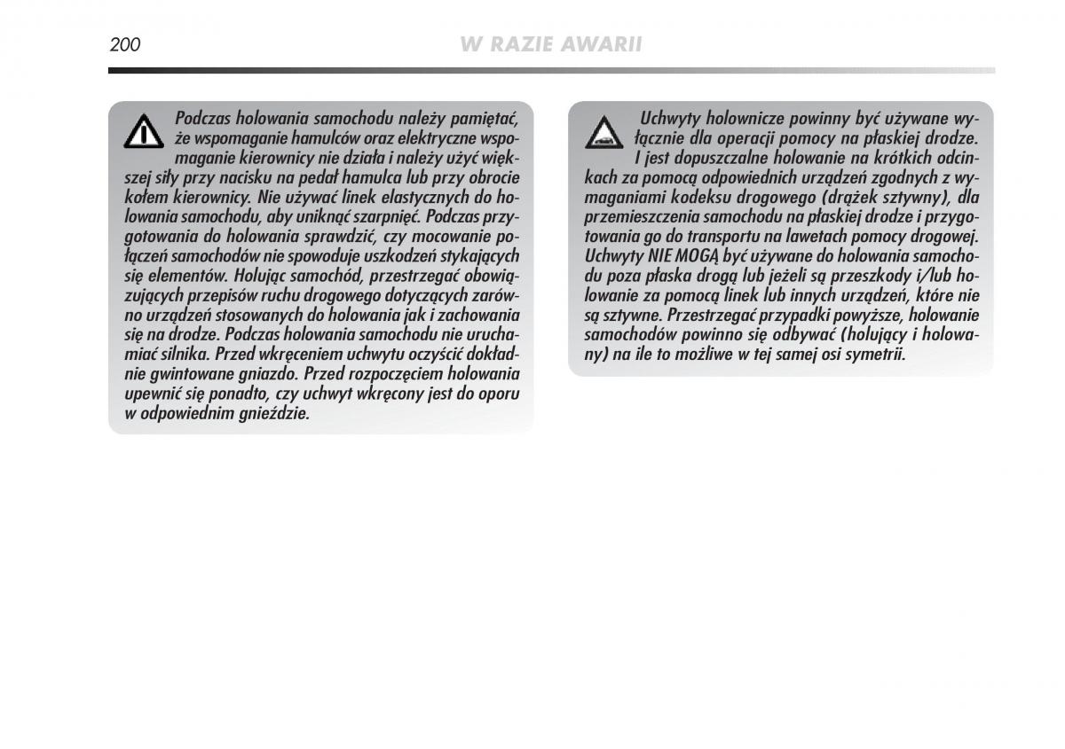 Alfa Romeo Mito instrukcja obslugi / page 201