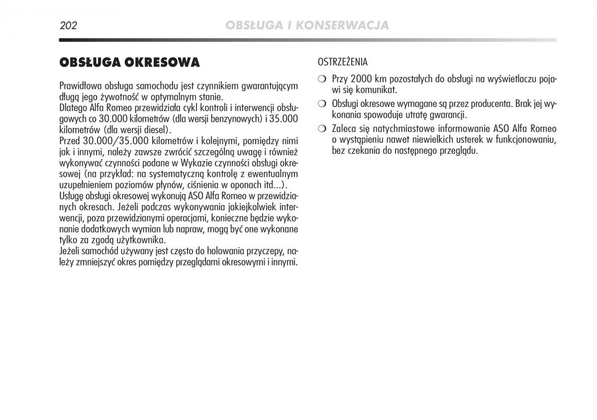 Alfa Romeo Mito instrukcja obslugi / page 203