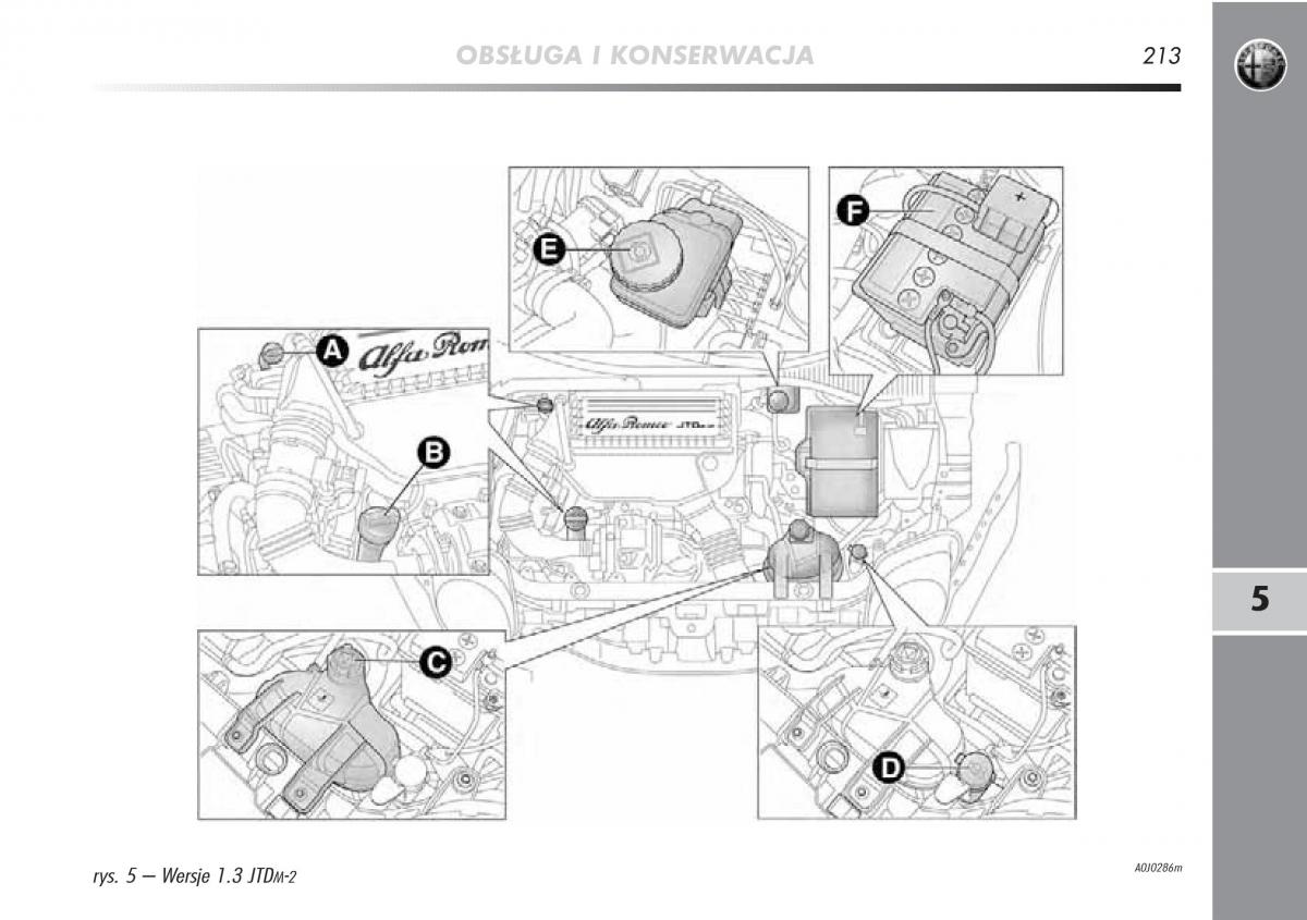 Alfa Romeo Mito instrukcja obslugi / page 214