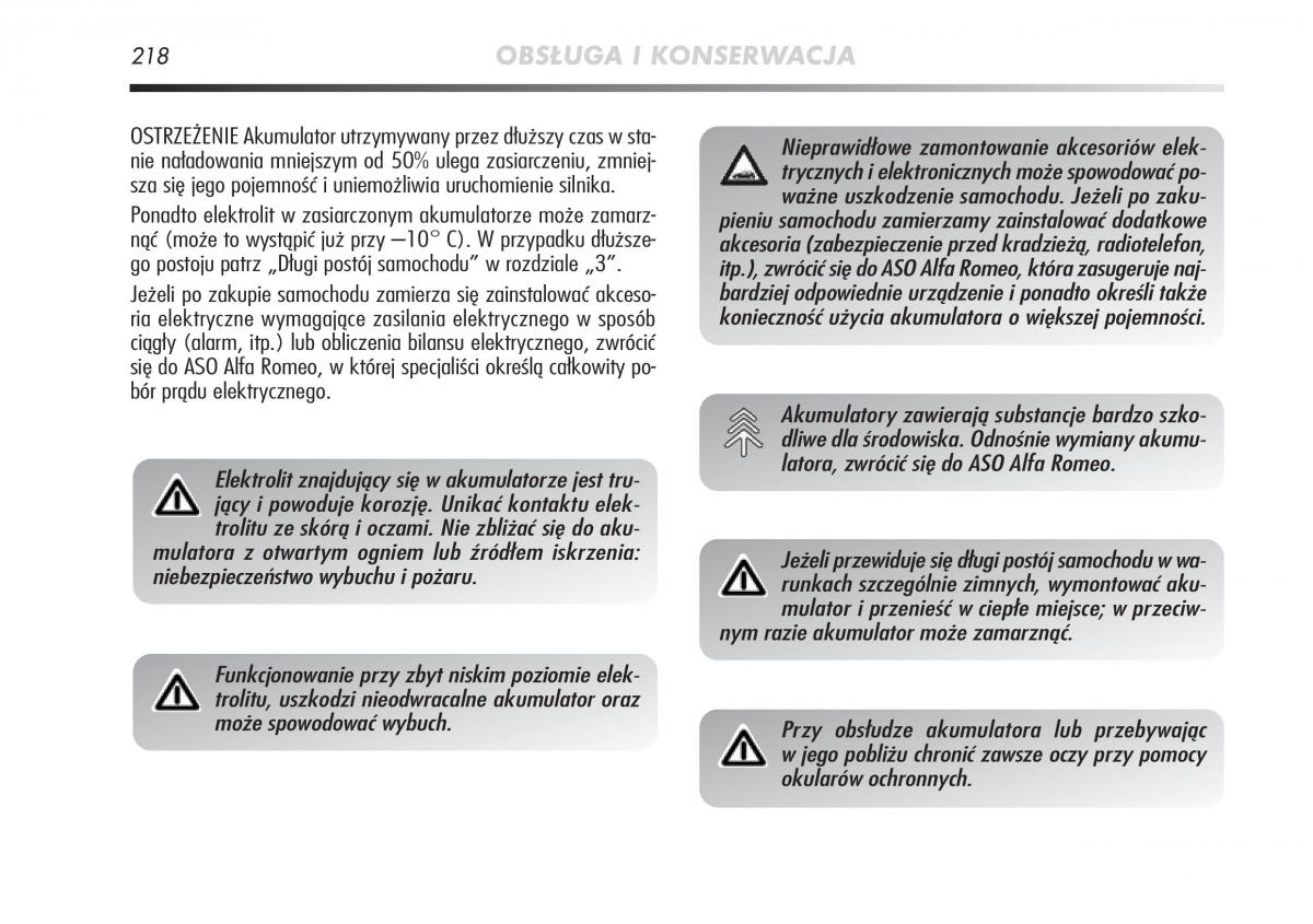 Alfa Romeo Mito instrukcja obslugi / page 219