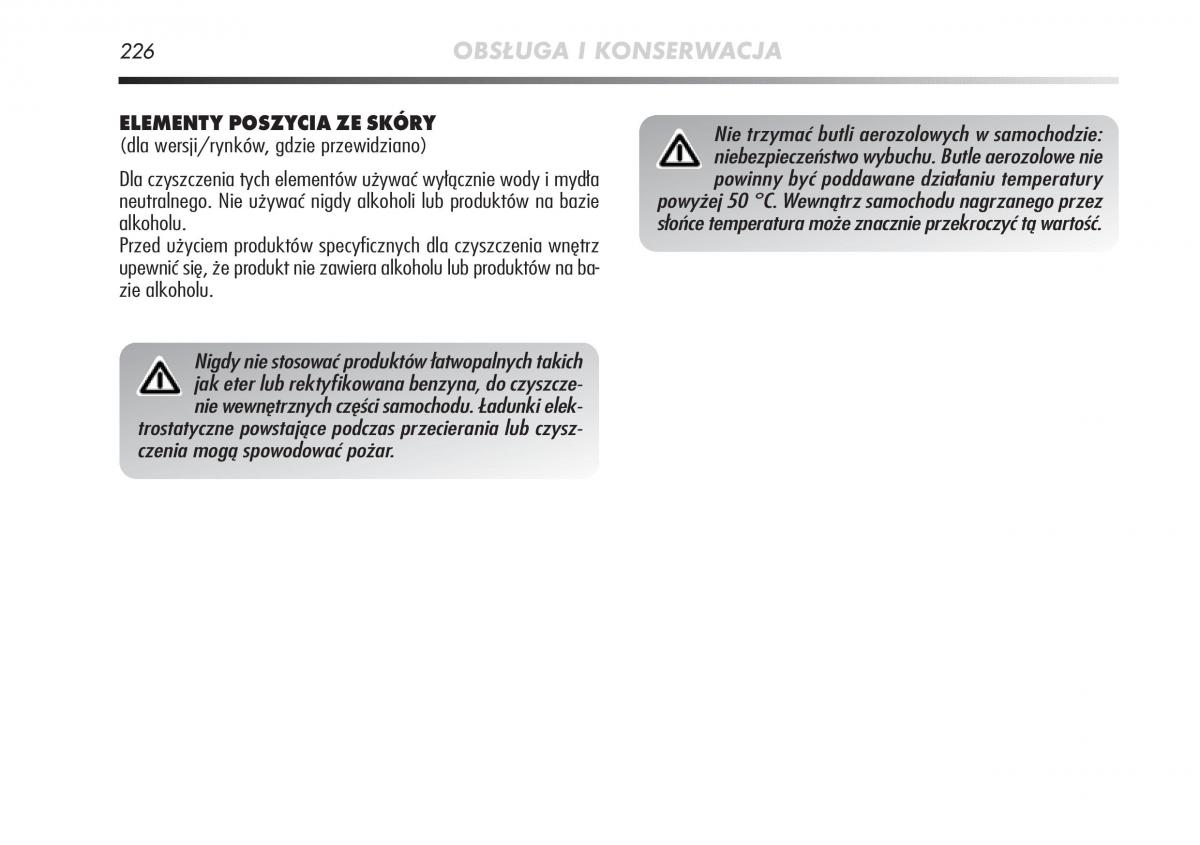 Alfa Romeo Mito instrukcja obslugi / page 227