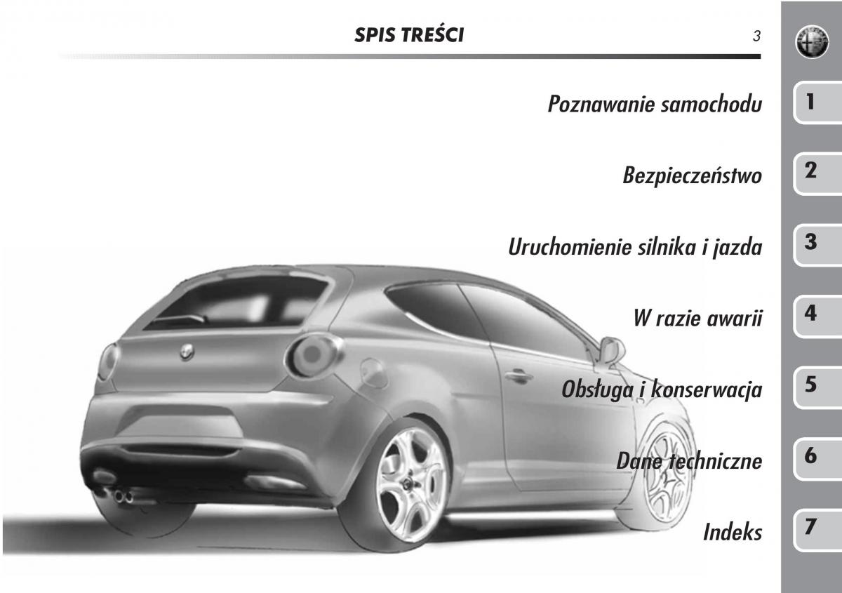 Alfa Romeo Mito instrukcja obslugi / page 4