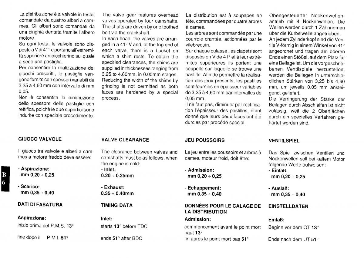 Ferrari Testarossa owners manual / page 19