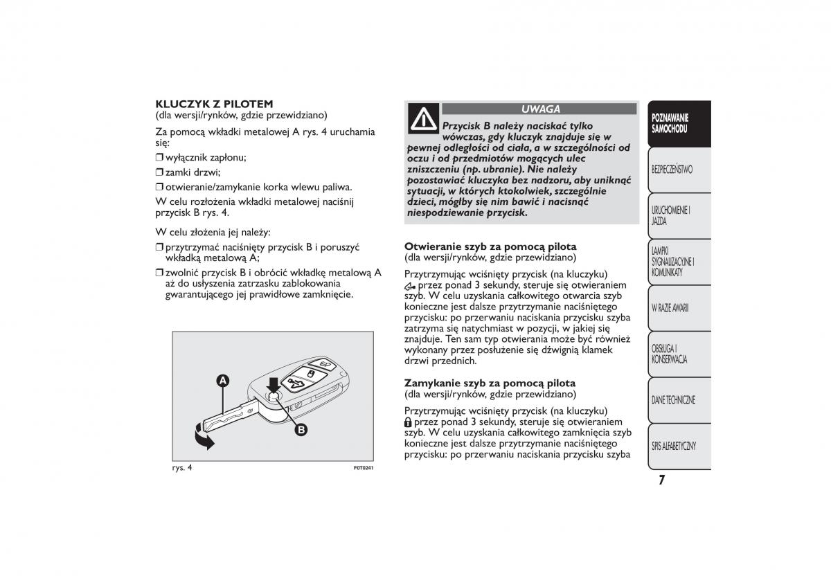 Fiat Quobo instrukcja obslugi / page 10