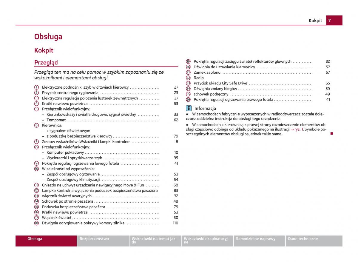 manual  Skoda Citigo instrukcja / page 8