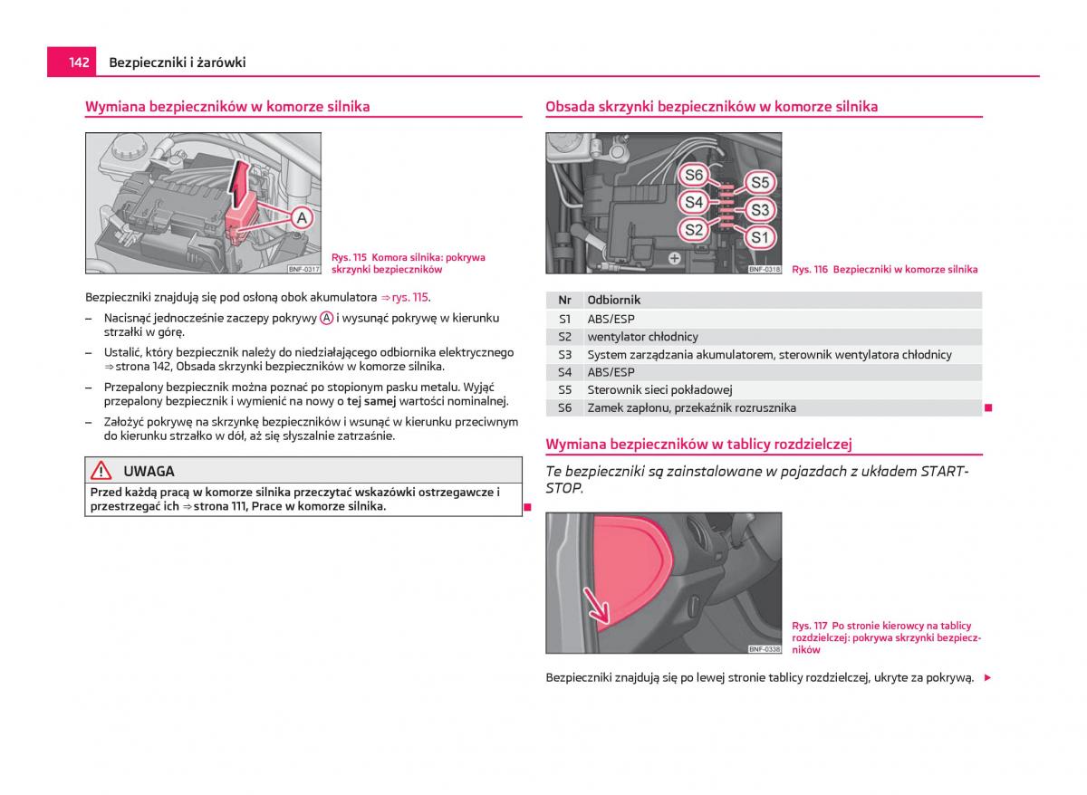 Skoda Citigo instrukcja obslugi / page 143