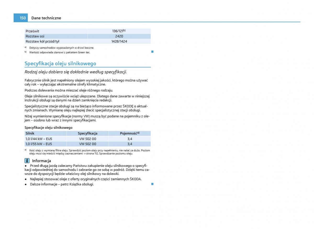 manual  Skoda Citigo instrukcja / page 151