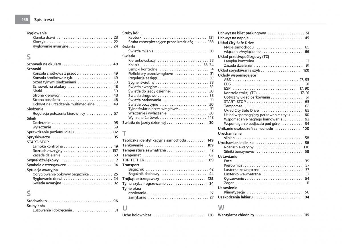 Skoda Citigo instrukcja obslugi / page 157