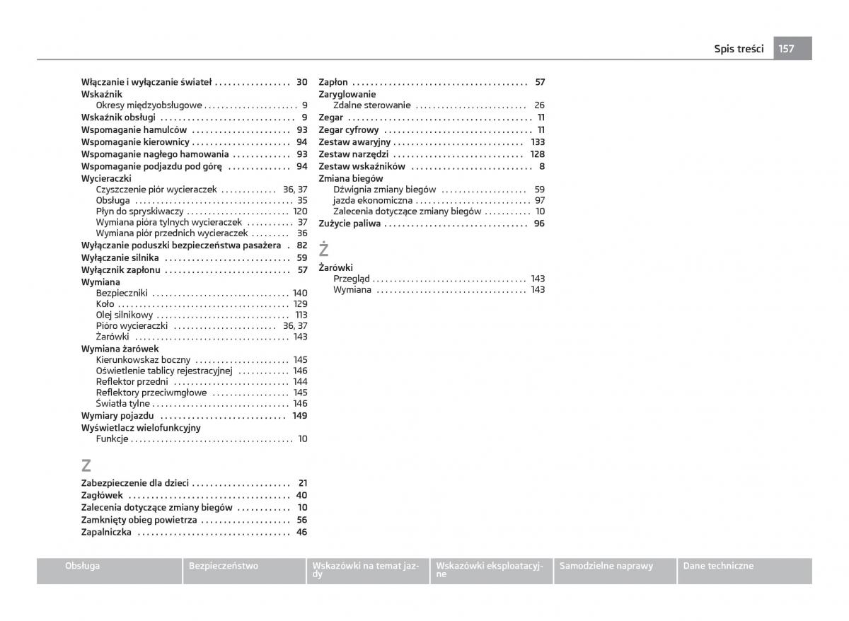 Skoda Citigo instrukcja obslugi / page 158