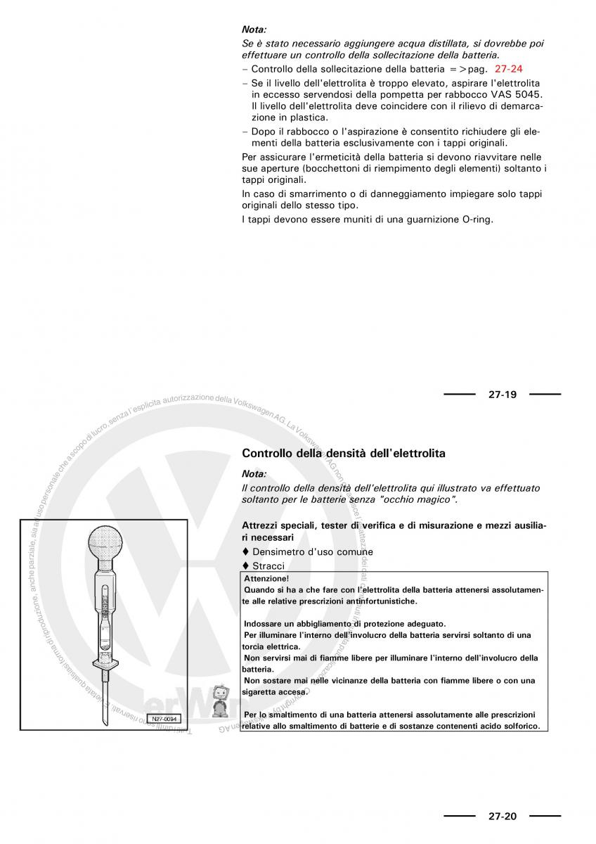 VW Polo servizio assistenza informazione tecnica / page 16