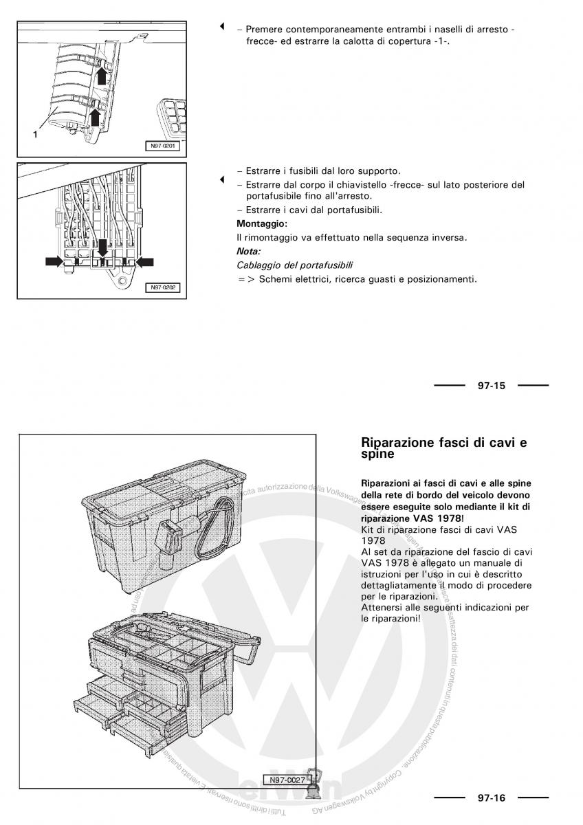 manual  VW Polo servizio assistenza informazione tecnica / page 171