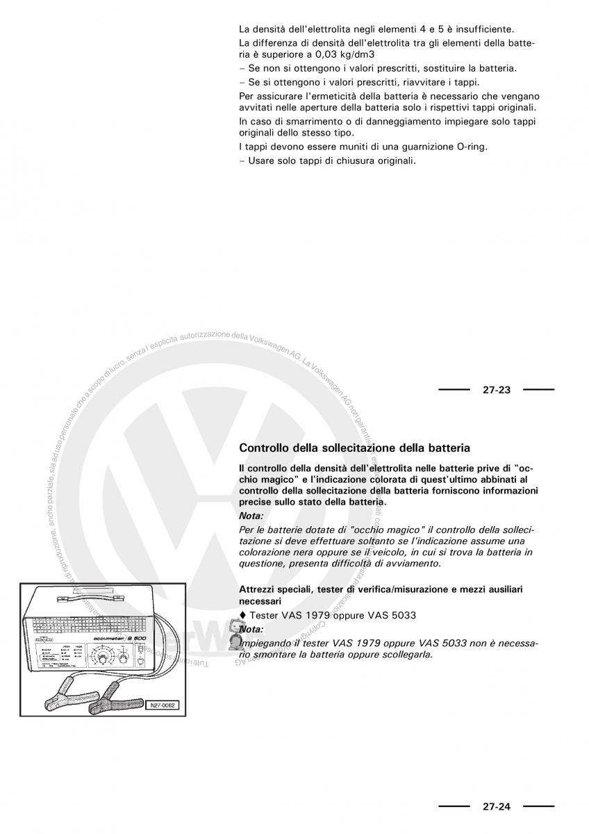 VW Polo servizio assistenza informazione tecnica / page 18