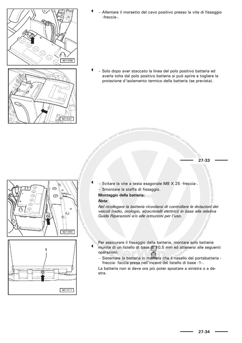 VW Polo servizio assistenza informazione tecnica / page 23