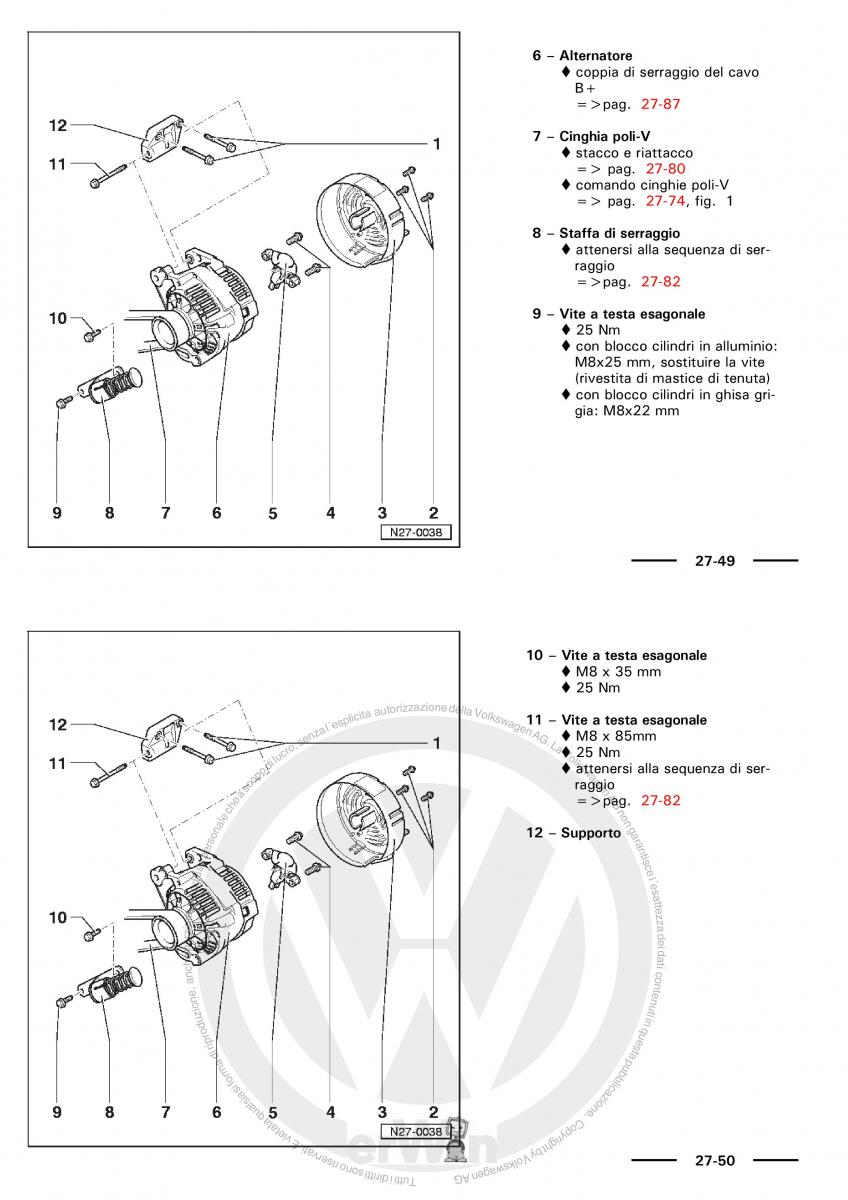 VW Polo servizio assistenza informazione tecnica / page 31