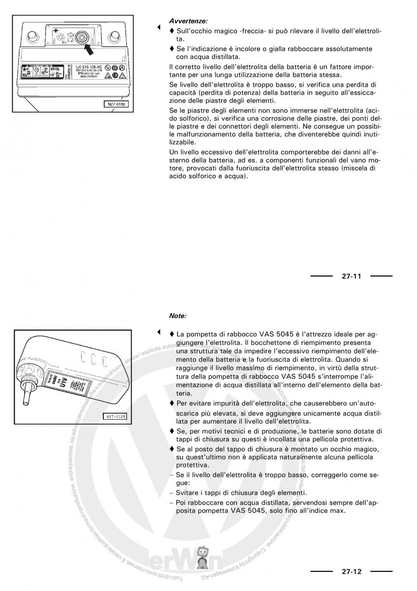 VW Polo servizio assistenza informazione tecnica / page 12