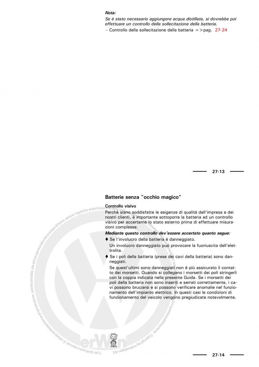 VW Polo servizio assistenza informazione tecnica / page 13