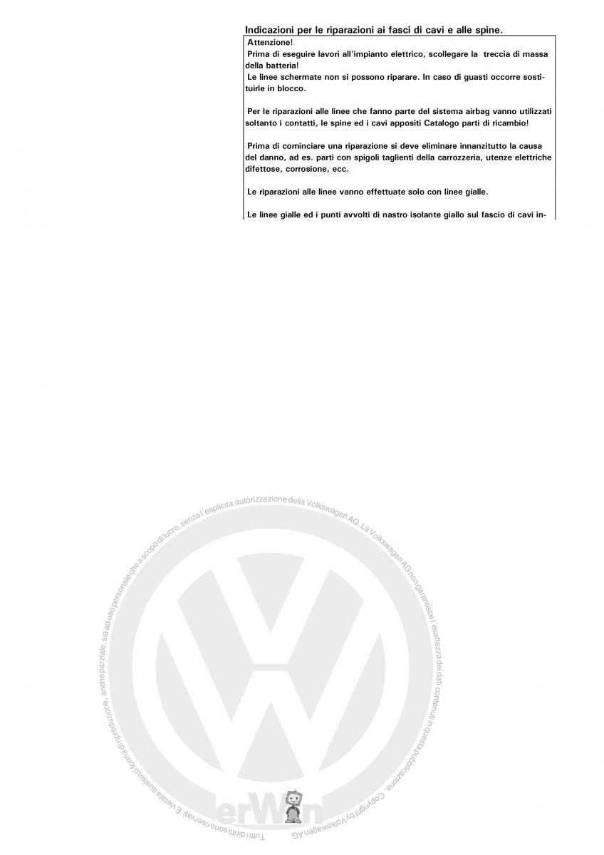VW Polo servizio assistenza informazione tecnica / page 172