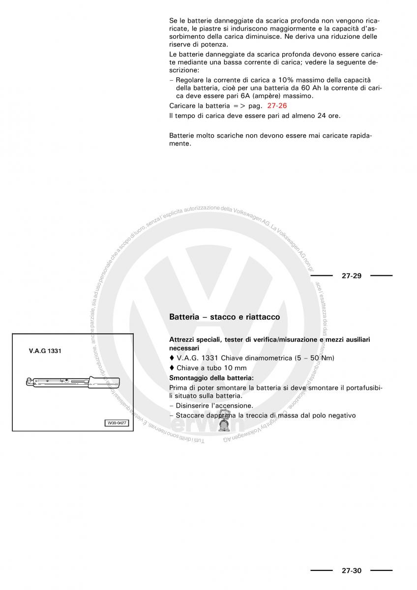 VW Polo servizio assistenza informazione tecnica / page 21