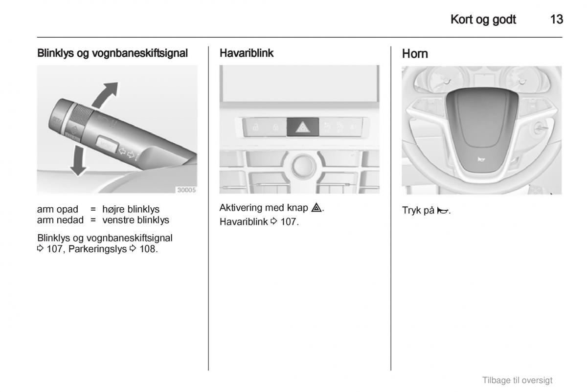 Opel Astra J IV 4 ejere handbog / page 13