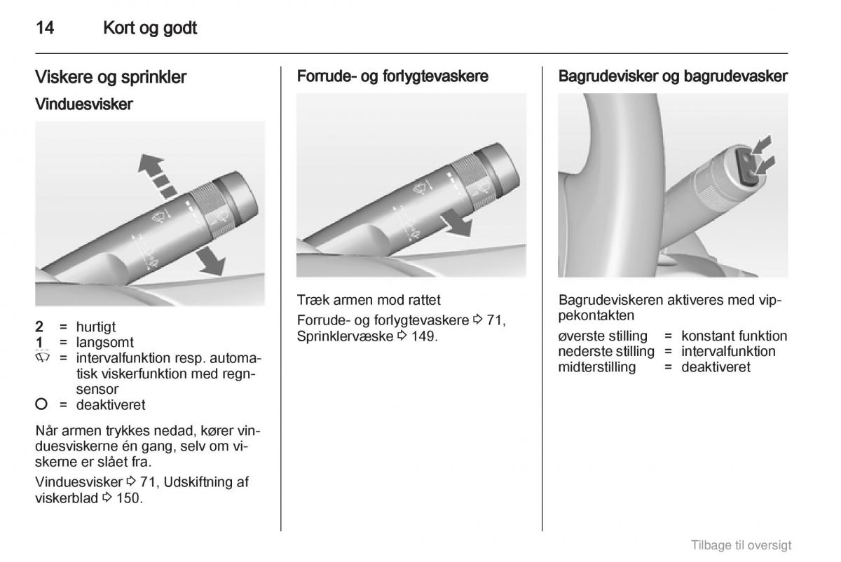 manual  Opel Astra J IV 4 ejere handbog / page 14