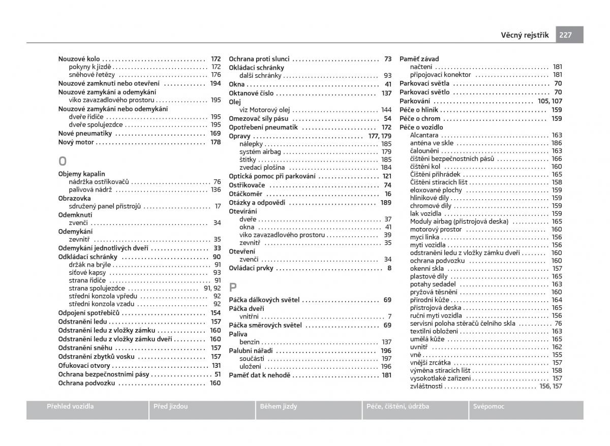 Skoda Citigo navod k obsludze / page 228