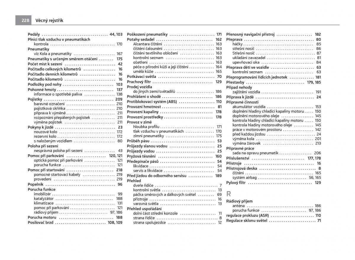 manual  Skoda Citigo navod k obsludze / page 229