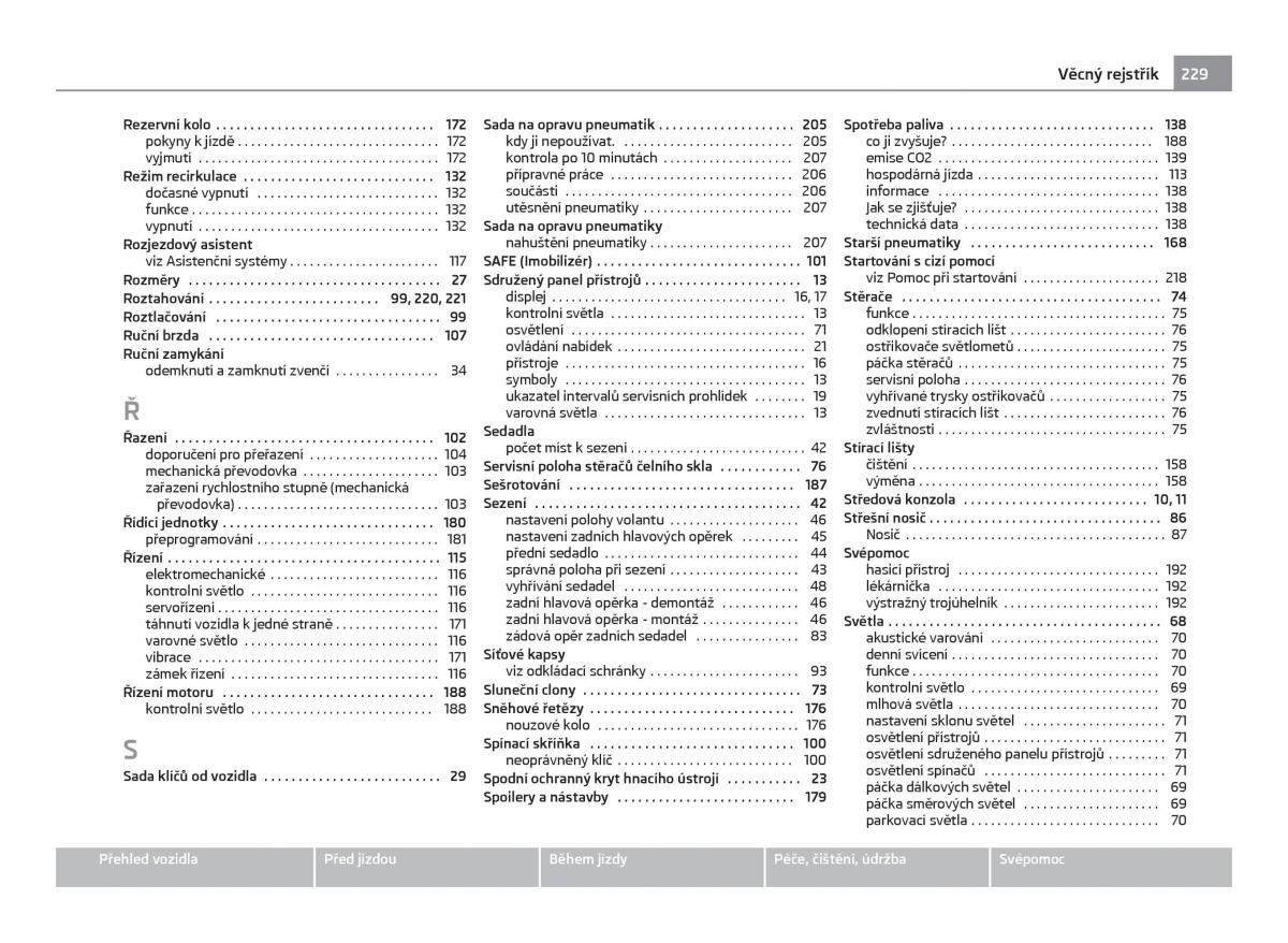 Skoda Citigo navod k obsludze / page 230