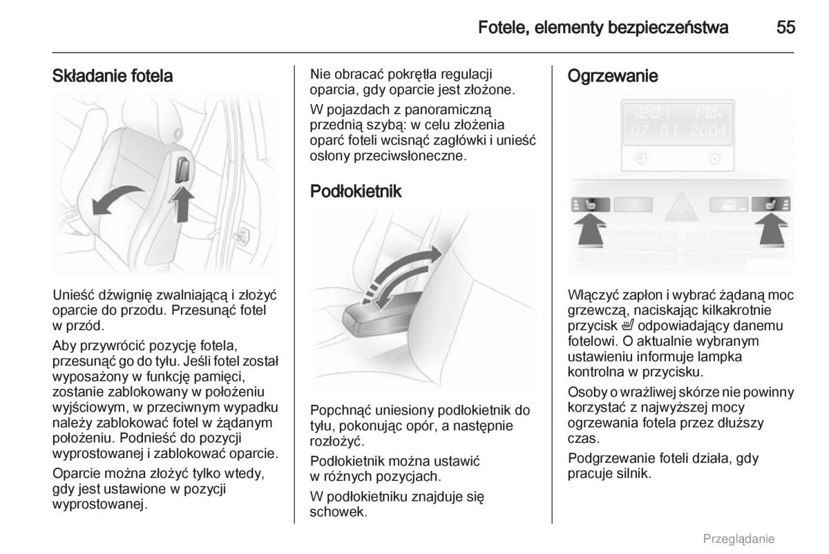 instrukcja obsługi Opel Astra Opel Astra H III 3 instrukcja / page 55