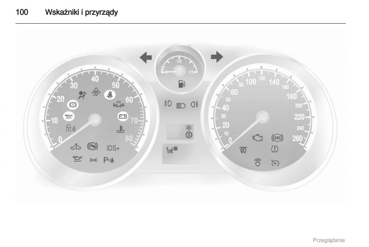 Opel Astra H III 3 instrukcja obslugi / page 100