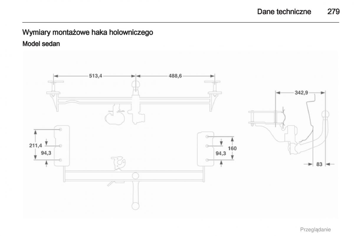 Opel Astra H III 3 instrukcja obslugi / page 279