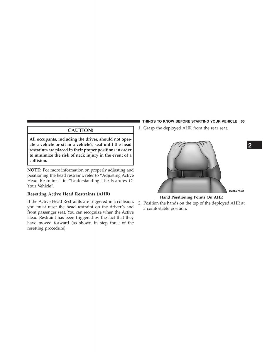Jeep Grand Cherokee WK2 owners manual / page 67
