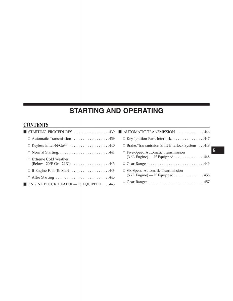 Jeep Grand Cherokee WK2 owners manual / page 435