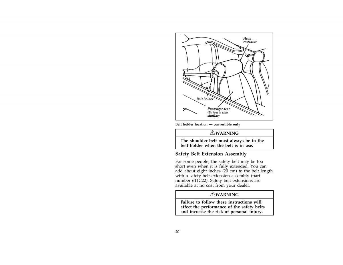 manual  Ford Mustang IV 4 owners manual / page 22