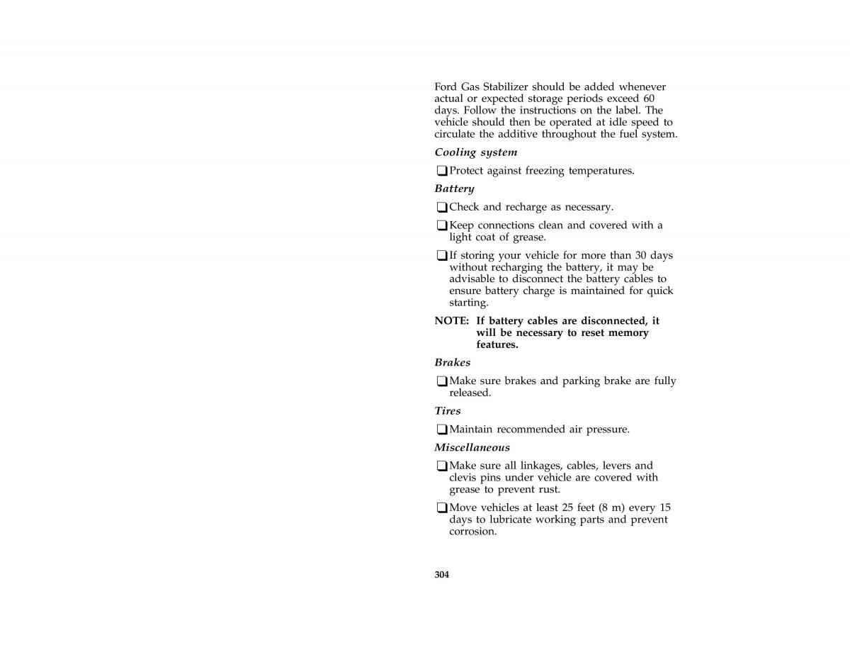 Ford Mustang IV 4 owners manual / page 298