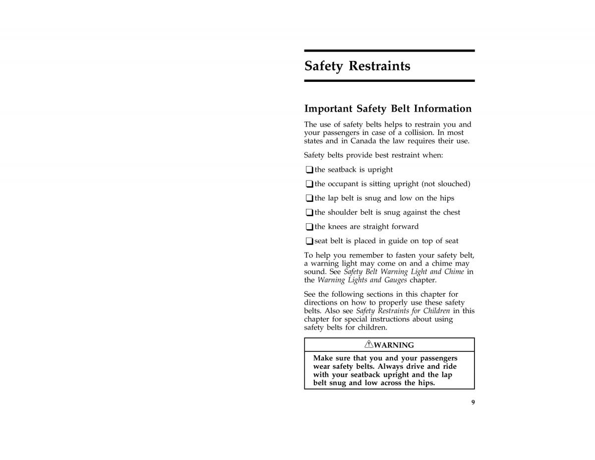 Ford Mustang IV 4 owners manual / page 11