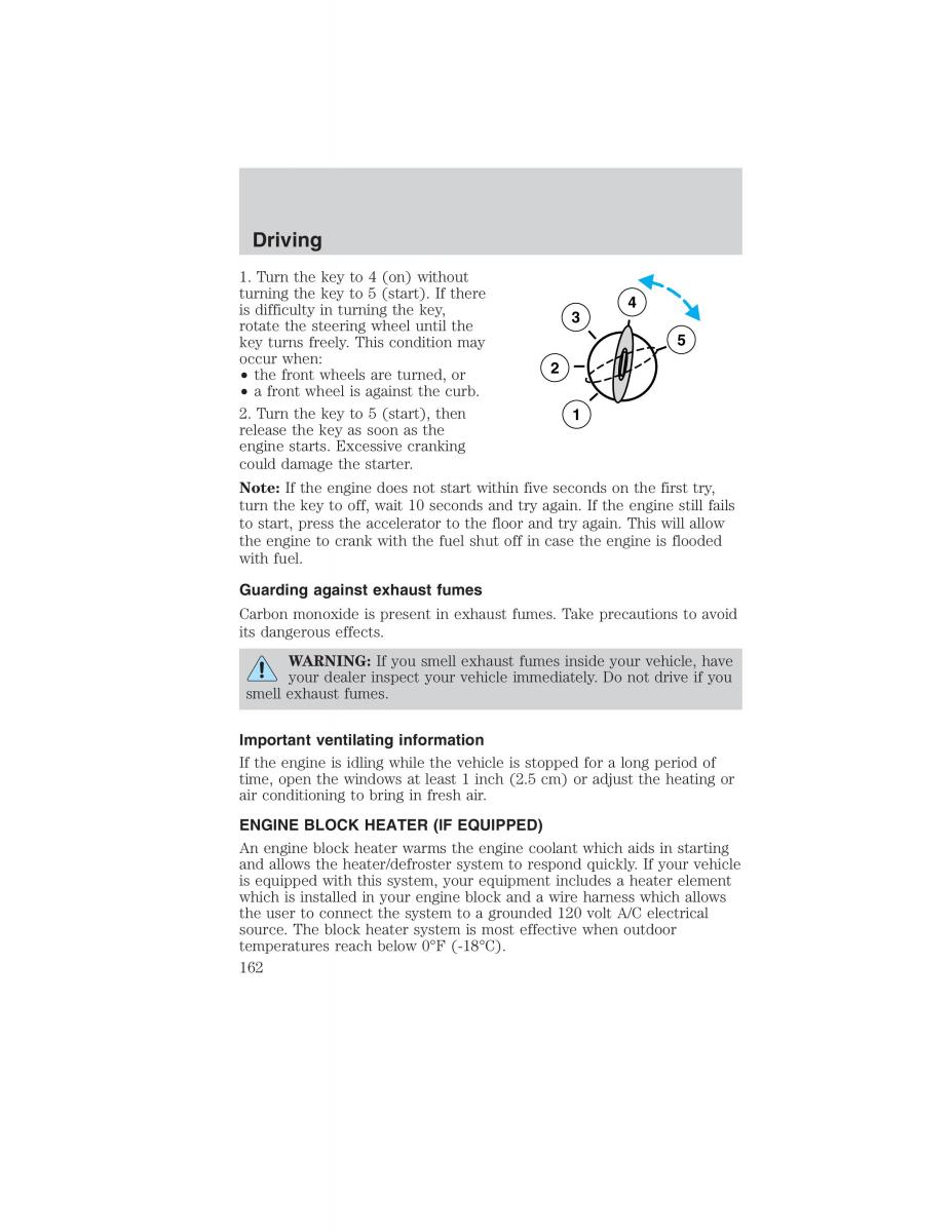 Ford Ranger Mazda B Series owners manual / page 162