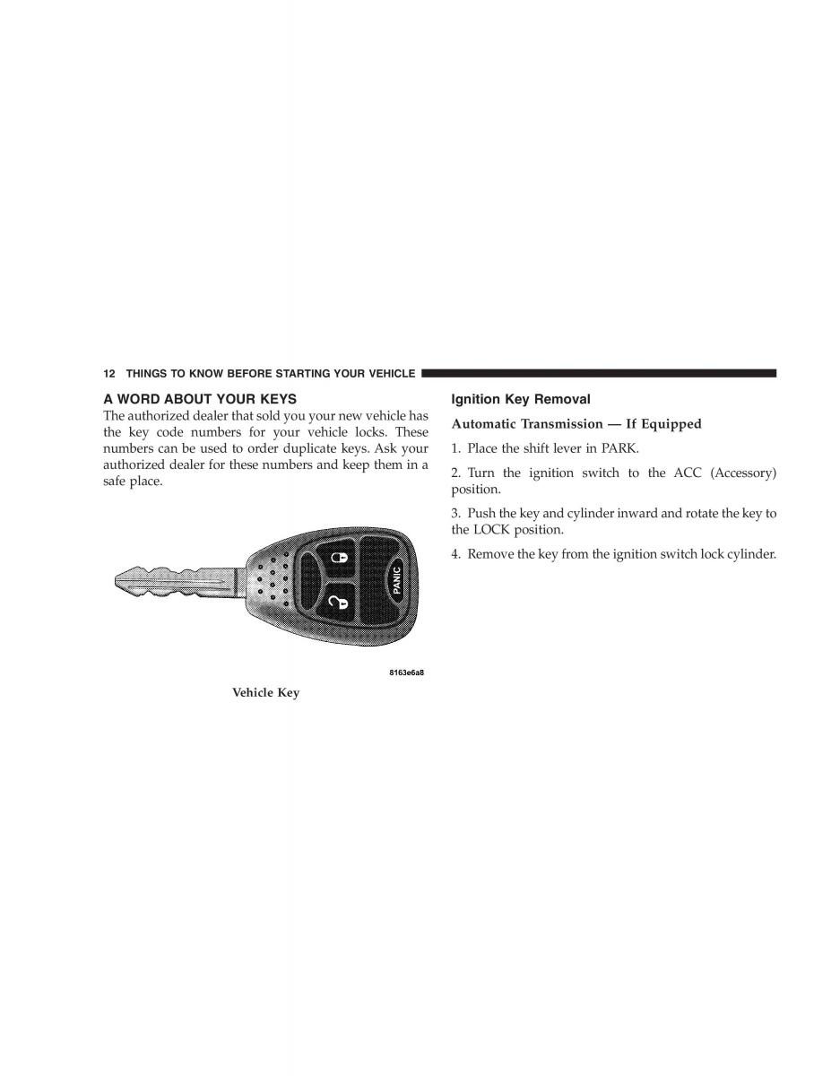 manual  Jeep Patriot owners manual / page 14