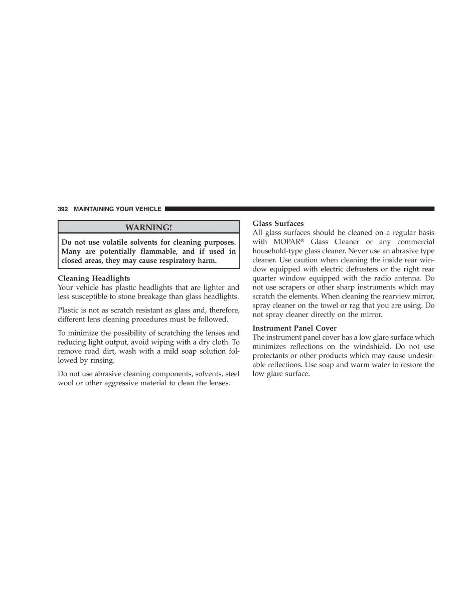 Jeep Patriot owners manual / page 394