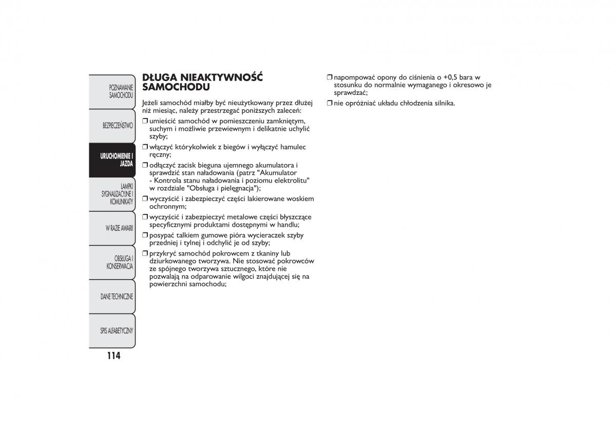 Fiat 500 instrukcja obslugi / page 117